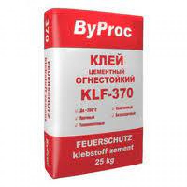 ByProc Клей цементный огнестойкий KLW-370 25кг